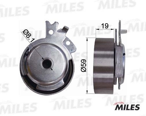 Miles AG02001 Tensioner pulley, timing belt AG02001