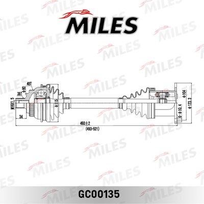 Miles GC00135 Drive shaft GC00135
