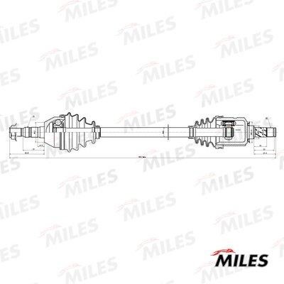 Miles GC02168 Drive shaft GC02168