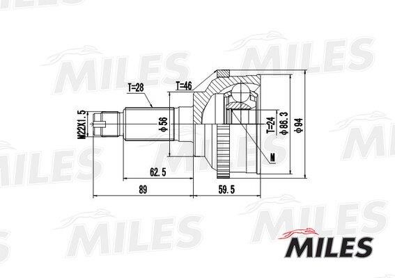 Miles GA20180 Joint kit, drive shaft GA20180