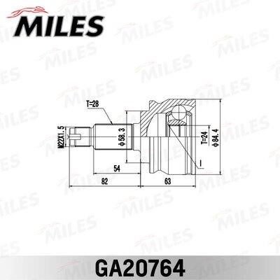 Miles GA20764 Joint kit, drive shaft GA20764