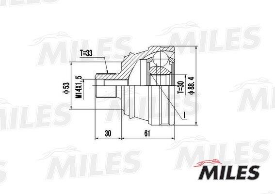 Miles GA20571 Joint kit, drive shaft GA20571