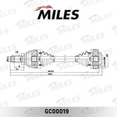 Drive shaft Miles GC00019