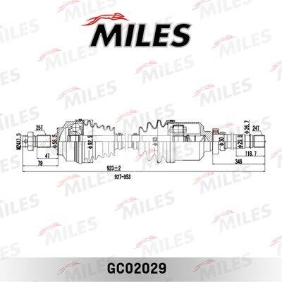 Miles GC02029 Drive shaft GC02029