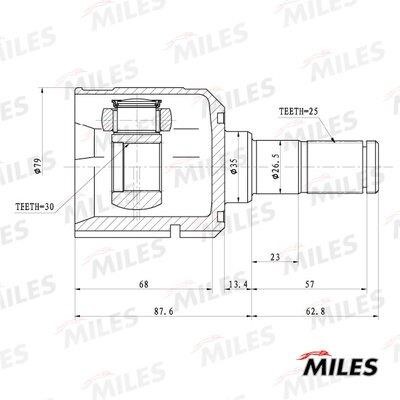 Miles GA10066 Joint kit, drive shaft GA10066