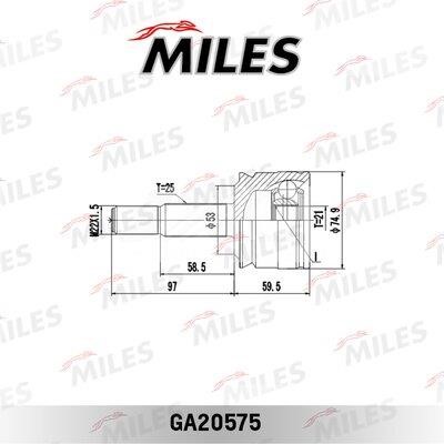 Miles GA20575 Joint kit, drive shaft GA20575