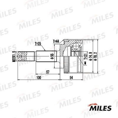Miles GA20665 Joint kit, drive shaft GA20665