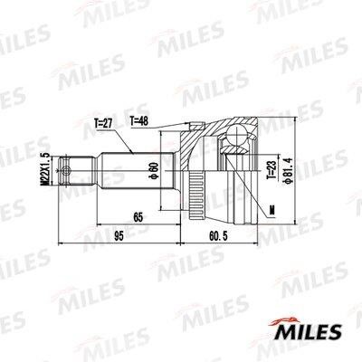 Miles GA20640 Joint Kit, drive shaft GA20640