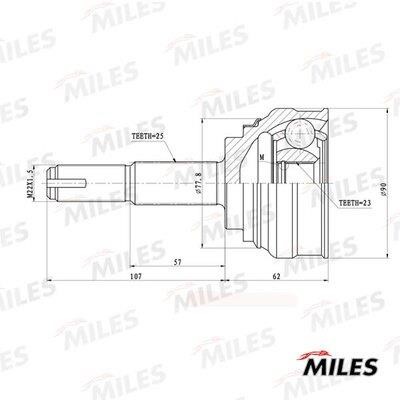 Miles GA20677 Joint kit, drive shaft GA20677