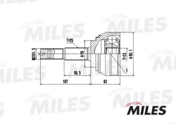 CV joint Miles GA20334
