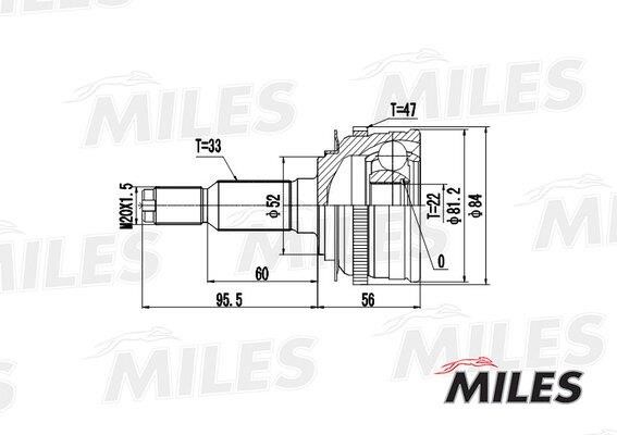 Miles GA20047 CV joint GA20047