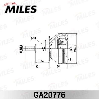 Miles GA20776 Joint kit, drive shaft GA20776