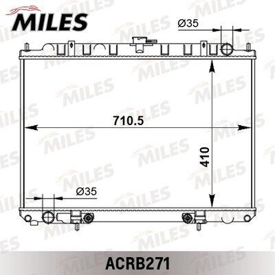 Radiator, engine cooling Miles ACRB271