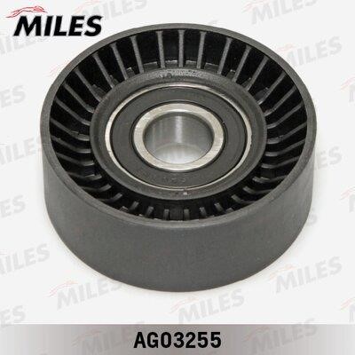 Miles AG03255 Tensioner pulley, v-ribbed belt AG03255