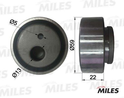 Miles AG02039 Tensioner pulley, timing belt AG02039