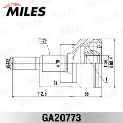 Miles GA20773 Joint kit, drive shaft GA20773