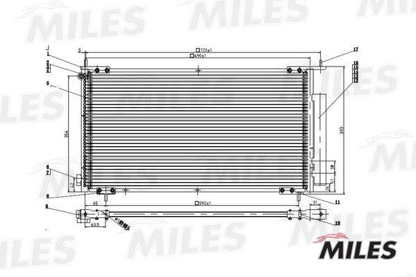 Miles ACCB020 Cooler Module ACCB020
