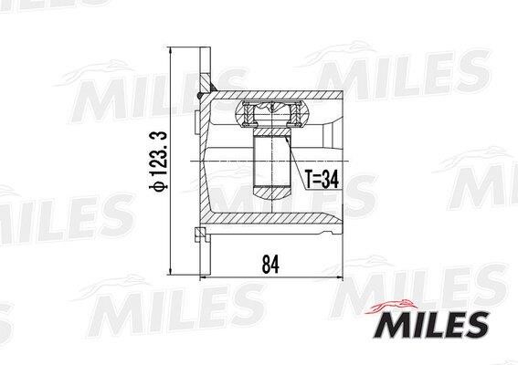 Miles GA10058 Joint kit, drive shaft GA10058