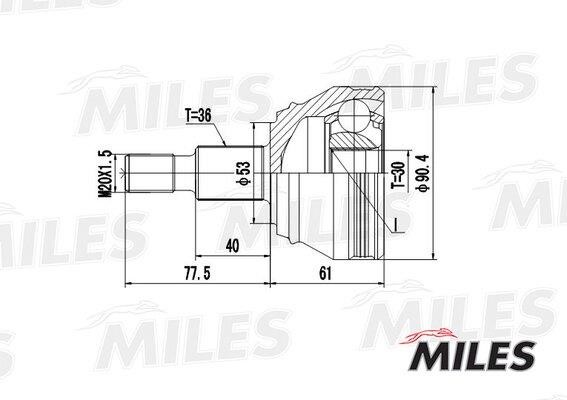 Miles GA20021 CV joint GA20021