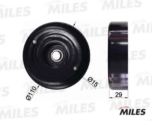 Miles AG03084 Tensioner pulley, v-ribbed belt AG03084