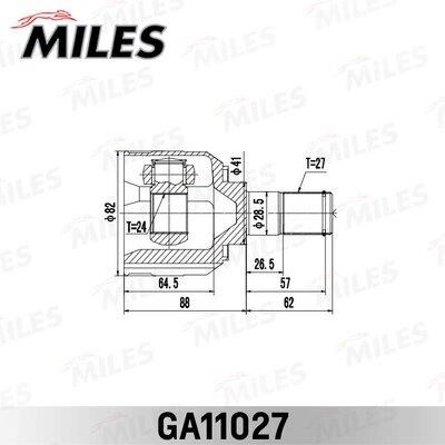 Miles GA11027 Joint kit, drive shaft GA11027