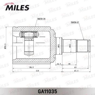 Buy Miles GA11035 at a low price in United Arab Emirates!