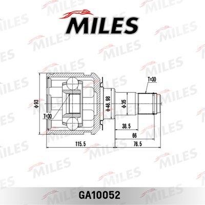 Miles GA10052 Joint, drive shaft GA10052