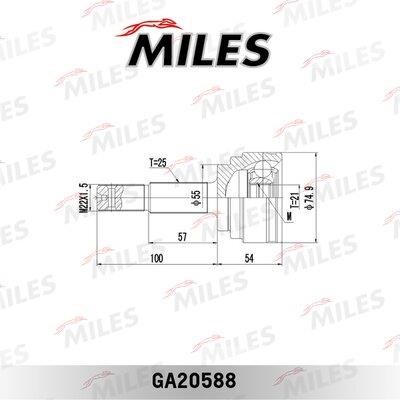 Miles GA20588 Joint, drive shaft GA20588