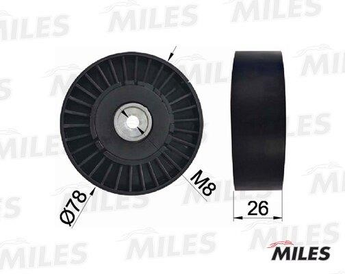 Miles AG03115 Tensioner pulley, v-ribbed belt AG03115