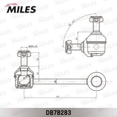 Miles DB78283 Rod/Strut, stabiliser DB78283