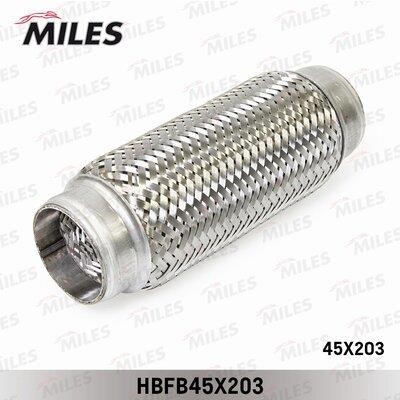 Miles HBFB45X203 Flex Hose, exhaust system HBFB45X203