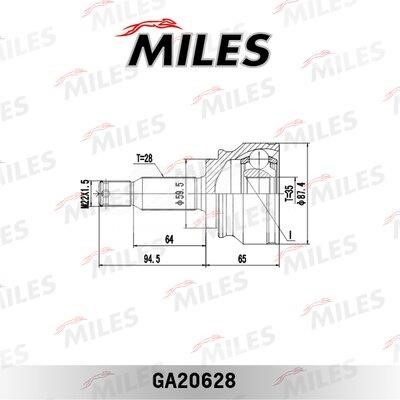 Miles GA20628 Joint kit, drive shaft GA20628