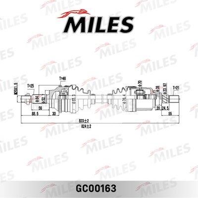 Miles GC00163 Drive shaft GC00163