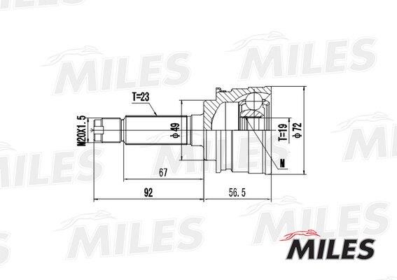 Miles GA20439 CV joint GA20439