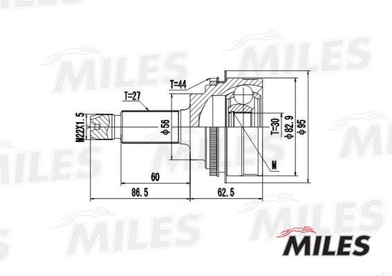 Joint Kit, drive shaft Miles GA20418