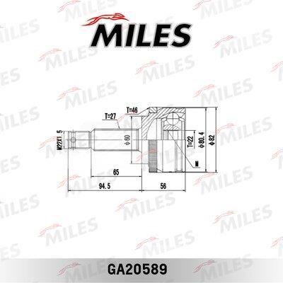 Miles GA20589 Joint, drive shaft GA20589