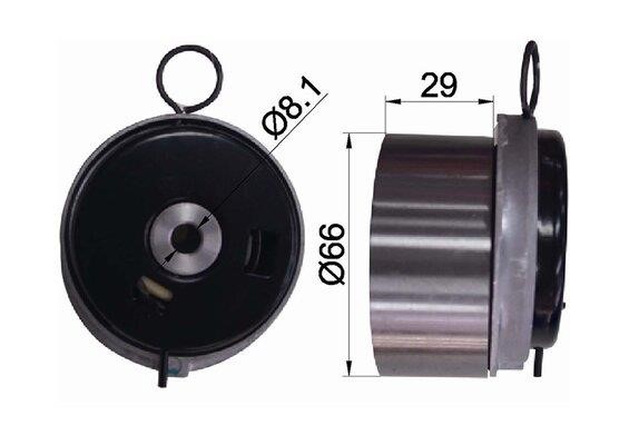 Miles AG02102 Tensioner pulley, timing belt AG02102