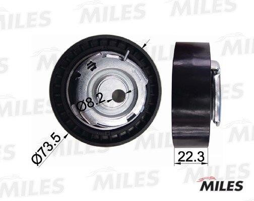 Miles AG02005 Tensioner pulley, timing belt AG02005