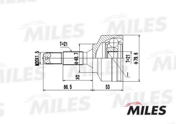 Miles GA20368 Joint kit, drive shaft GA20368