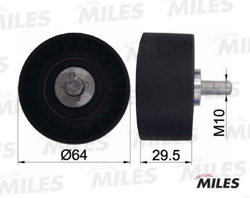 Miles AG02002 Tensioner pulley, timing belt AG02002