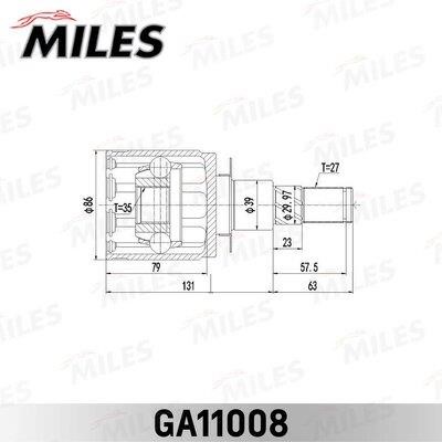 Miles GA11008 Joint kit, drive shaft GA11008