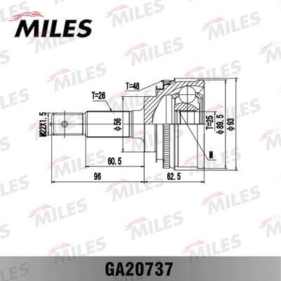 Miles GA20737 Joint kit, drive shaft GA20737
