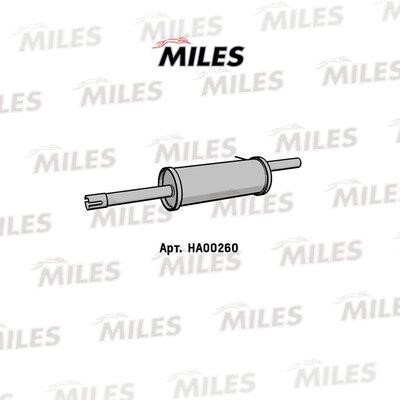 Miles HA00260 End Silencer HA00260