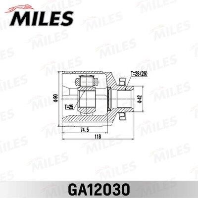 Miles GA12030 Joint kit, drive shaft GA12030
