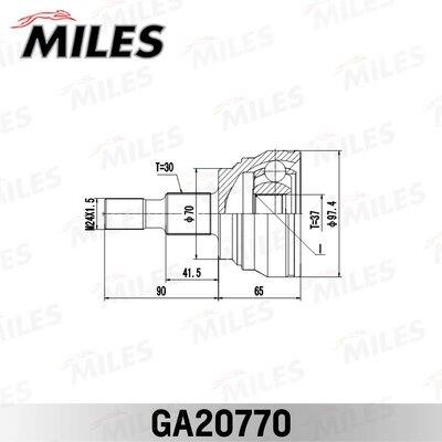 Miles GA20770 Joint kit, drive shaft GA20770