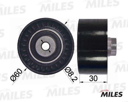 Miles AG02075 Tensioner pulley, timing belt AG02075