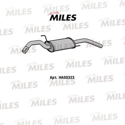 Miles HA00323 End Silencer HA00323