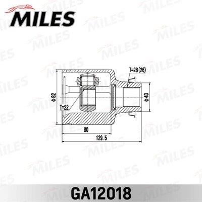 Miles GA12018 Joint kit, drive shaft GA12018