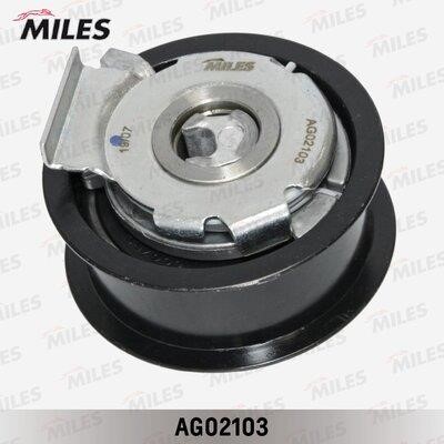 Miles AG02103 Tensioner pulley, timing belt AG02103