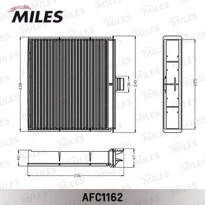 Filter, interior air Miles AFC1162